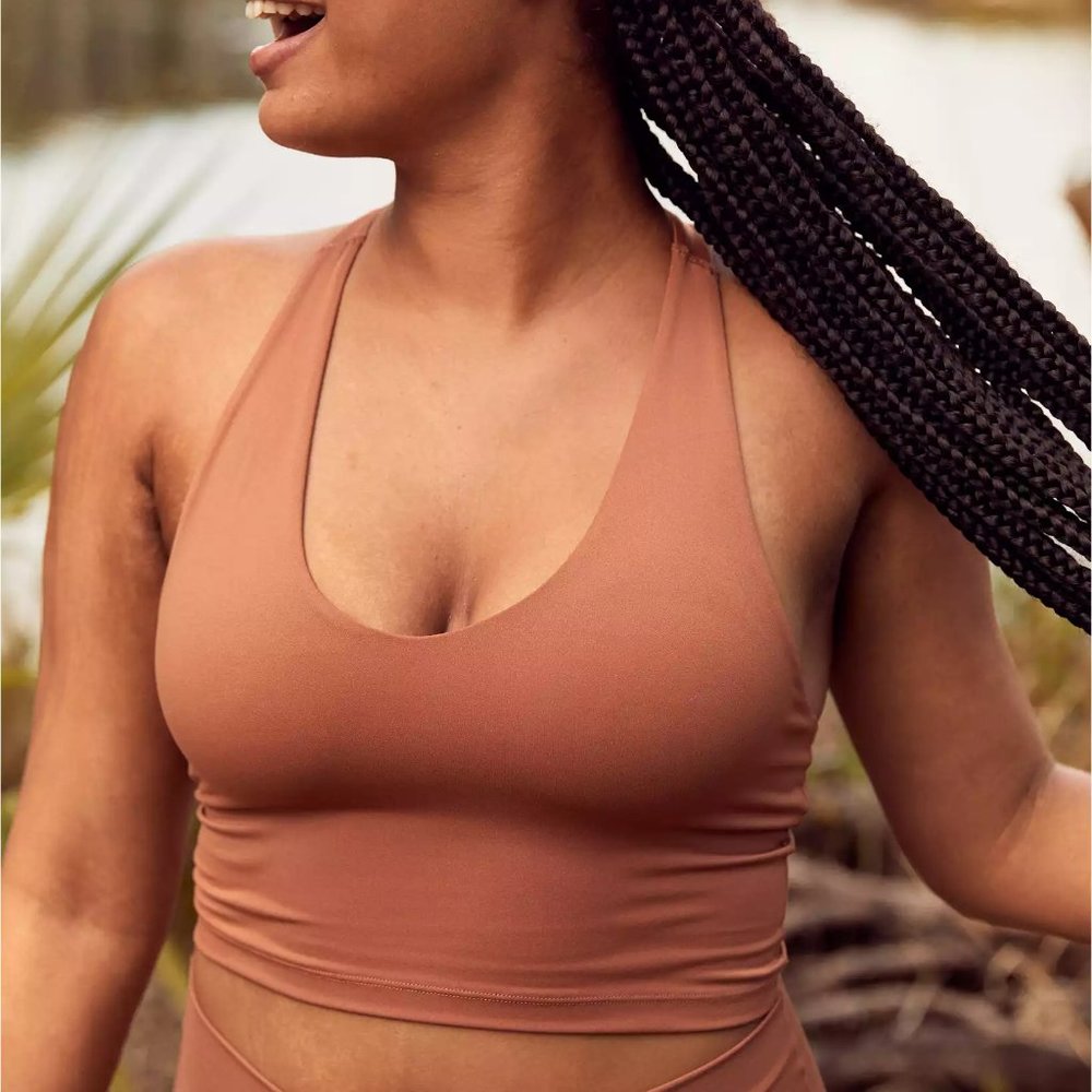 🆕 NWT OFFLINE Real Me Longline Racerback Sports…